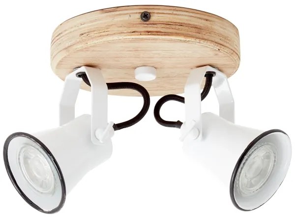 Brilliant - Faretto SEED 2xGU10/5W/230V bianco/beige