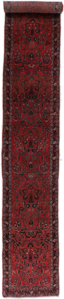 Tappeto 90 x 590 (Iran) Annodato A Mano
