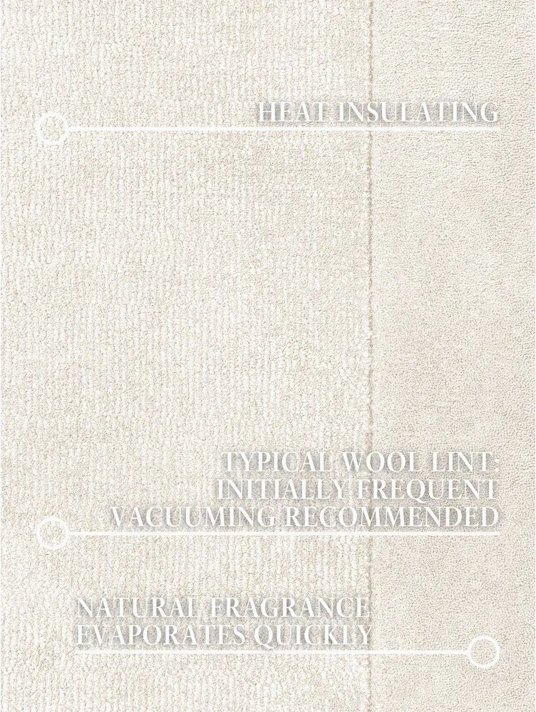 Tappeto color crema in misto lana tessuto a mano 120x180 cm Kari – Villeroy&amp;Boch