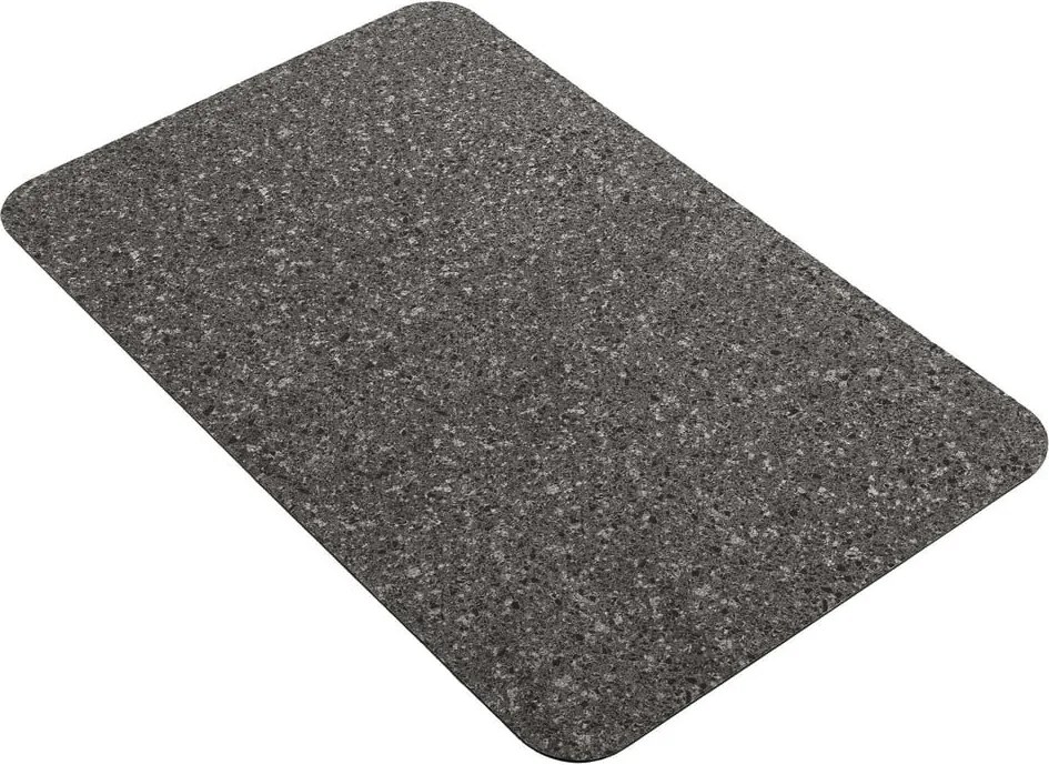 Tappetino per il bagno color antracite 50x80 cm Granite – douceur d'intérieur