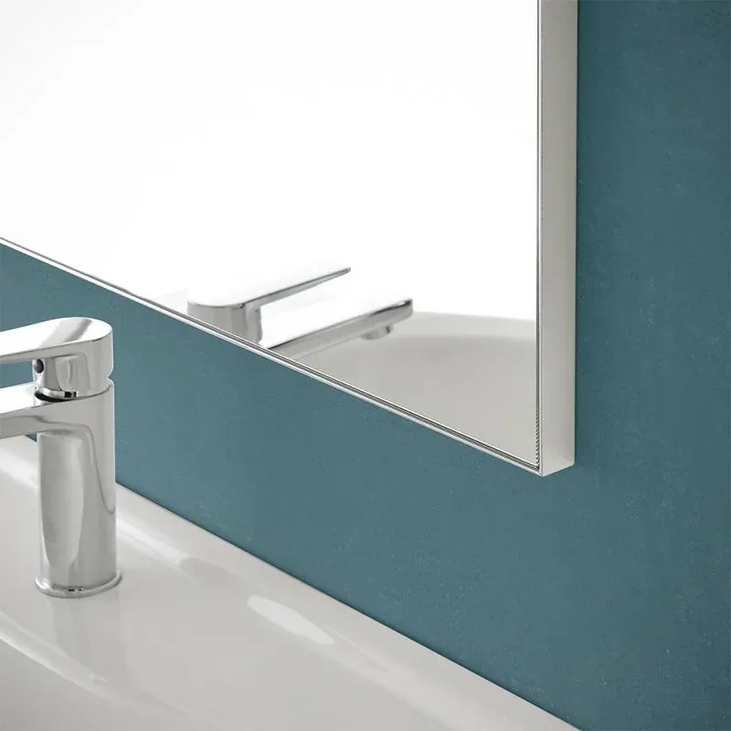 Specchio bagno 50x70 cm installazione reversibile e fissaggi inclusi