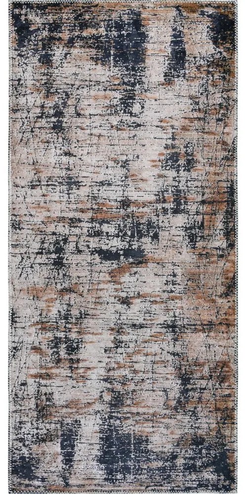 Passatoia blu lavabile 80x300 cm Abstract Colors – Vitaus