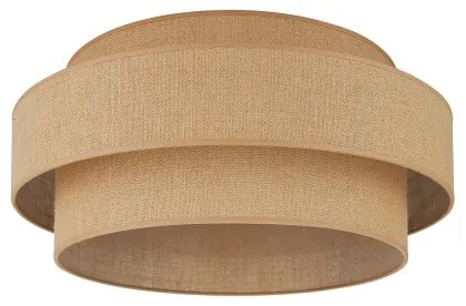 Brilagi - Plafoniera LED SPACE YUTE LED/12W/230V diametro 50 cm beige