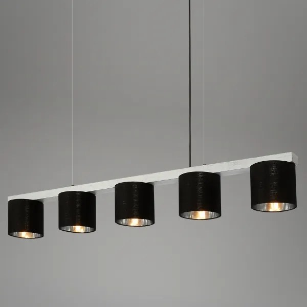 Briloner - Lampadario a sospensione con filo LURI 5xE14/25W/230V albero di caucciù