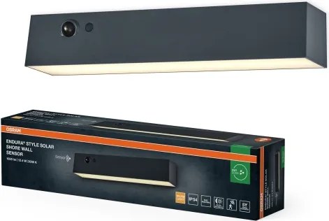 Osram - Lampada solare LED da parete ENDURA STYLE LED/12,4W/4,2V 2000 mAh IP54 antracite