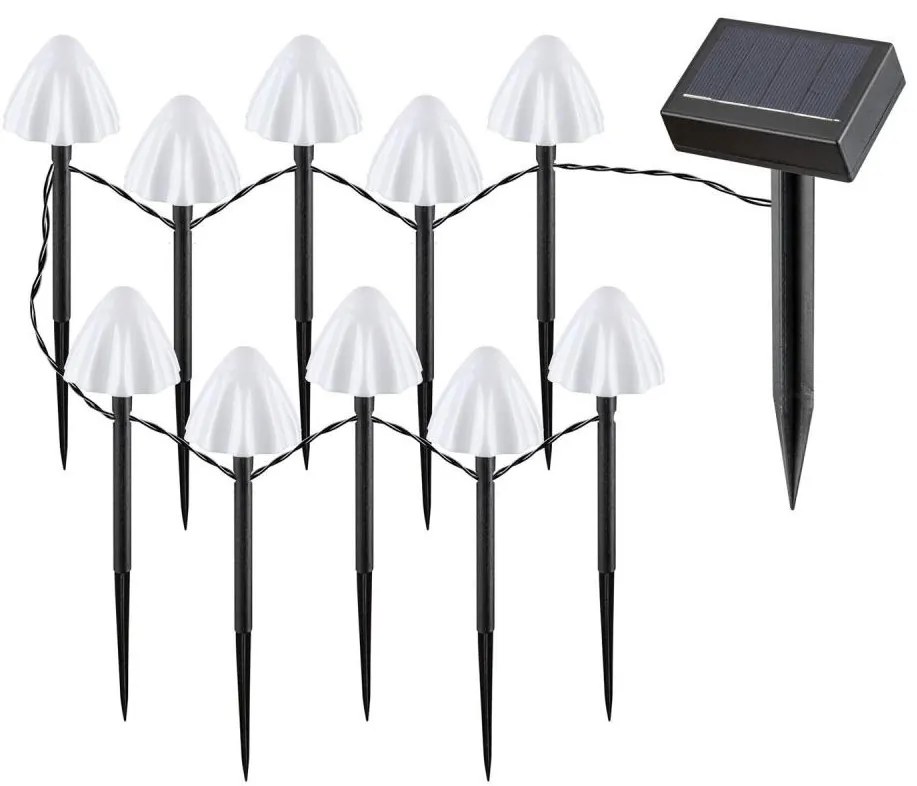 Rabalux 77007 - Lampada LED solare SKADAR 10xLED/0,2W/1,2V IP44