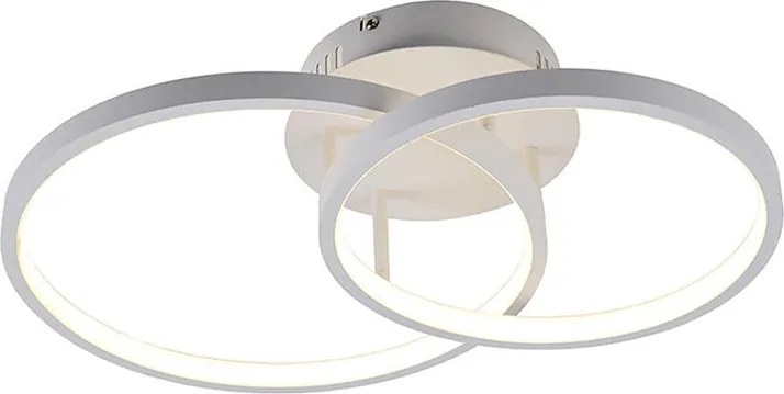 Plafoniera LED Masy bianco IP20 bianco naturale, 1850 lumen NOVECENTO