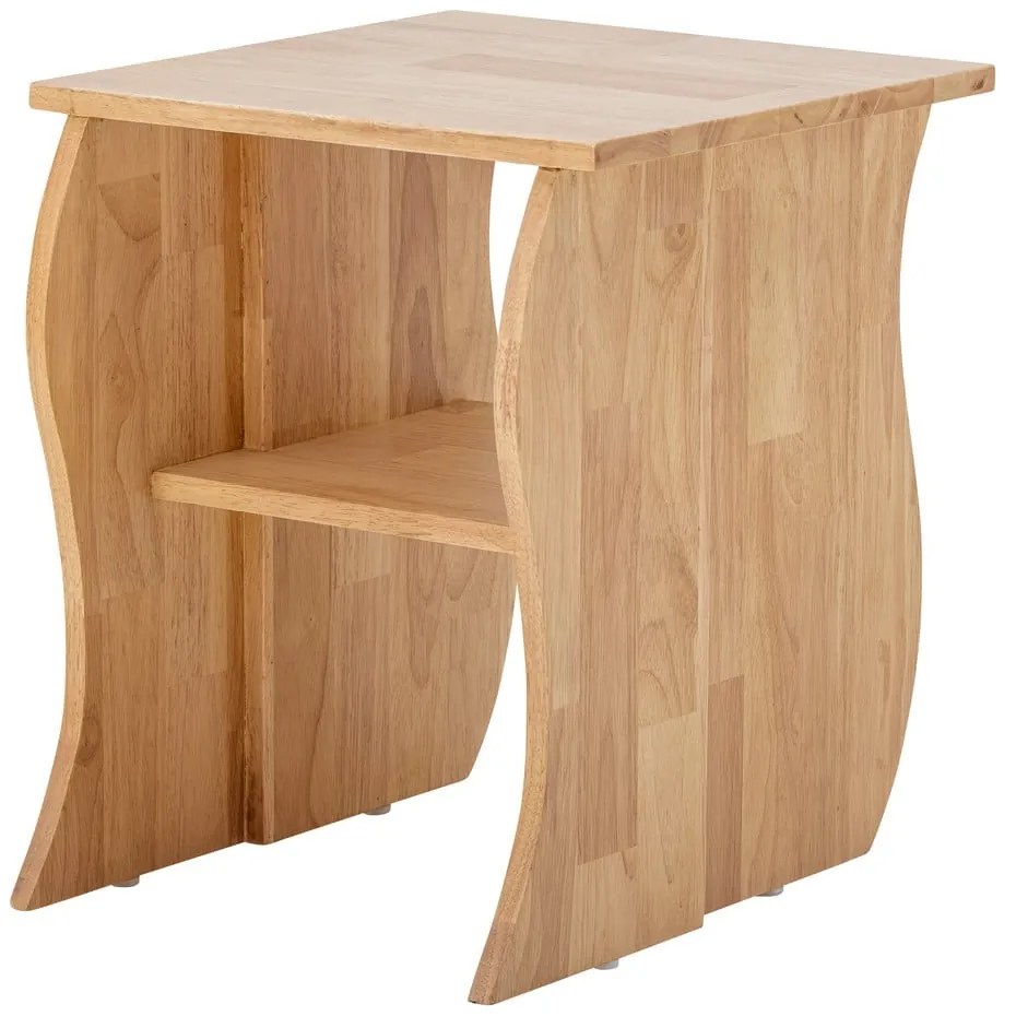 Sgabello in legno di gomma in colore naturale Bark - Bloomingville