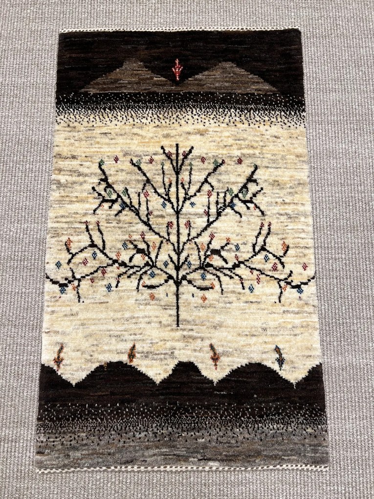 Loribaft Tappeto 60x100 Beige (Iran) Annodato A Mano