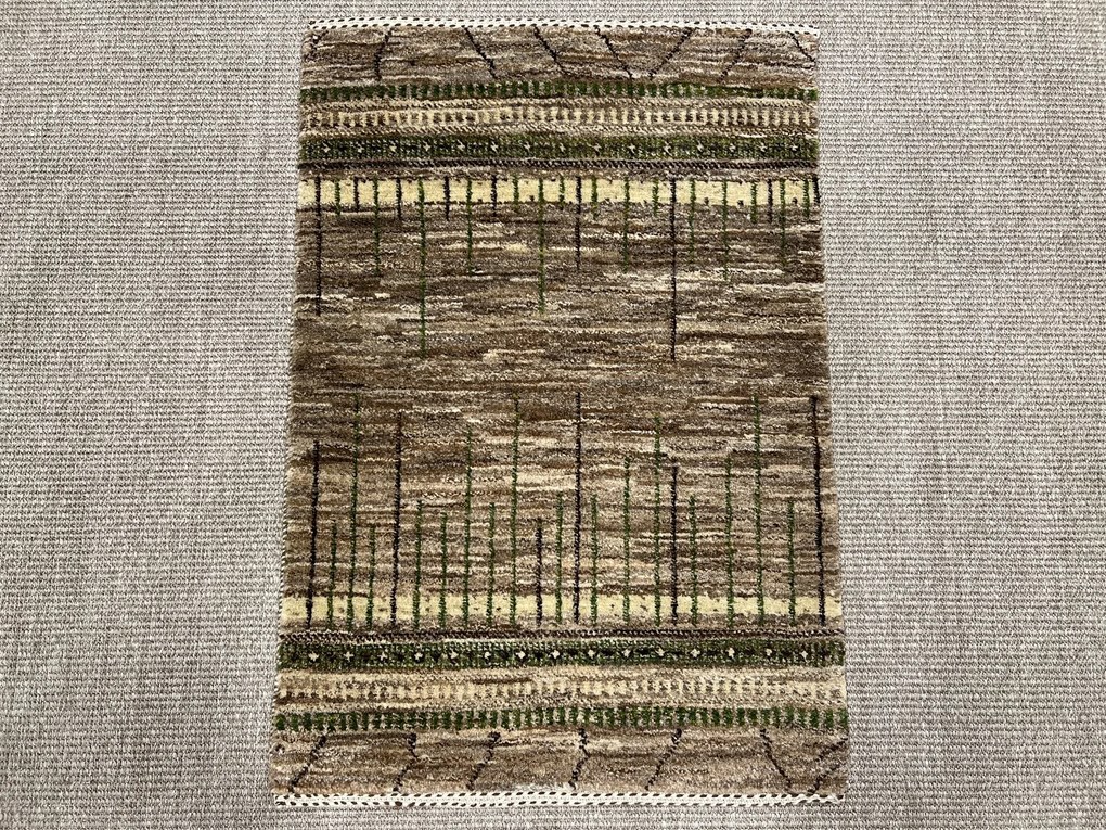Loribaft Tappeto 90x60 Beige (Iran) Annodato A Mano