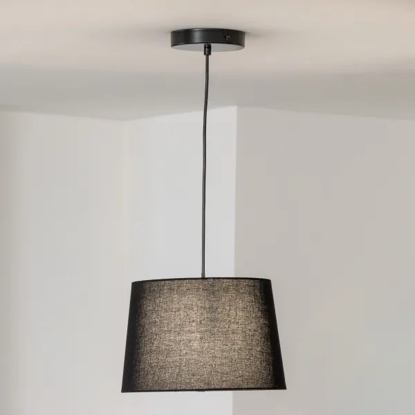Brilagi - Lampada a sospensione LED CERIA con cavo 1xE27/40W/230V Ø 30 cm nera