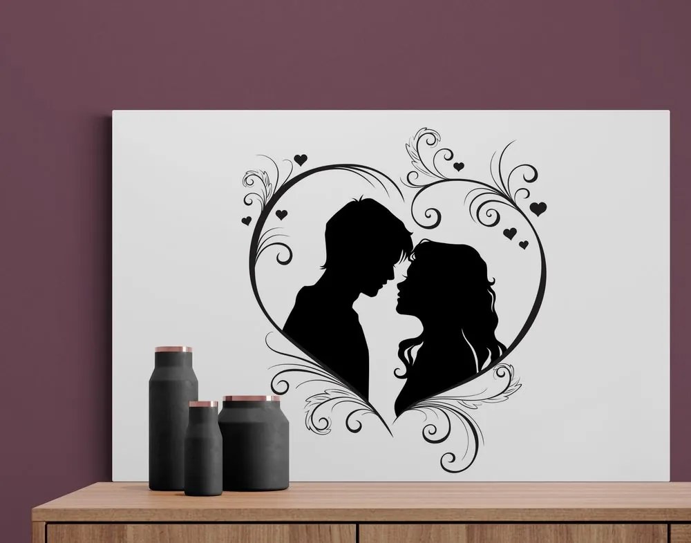 Quadro su tela – Coppia innamorata