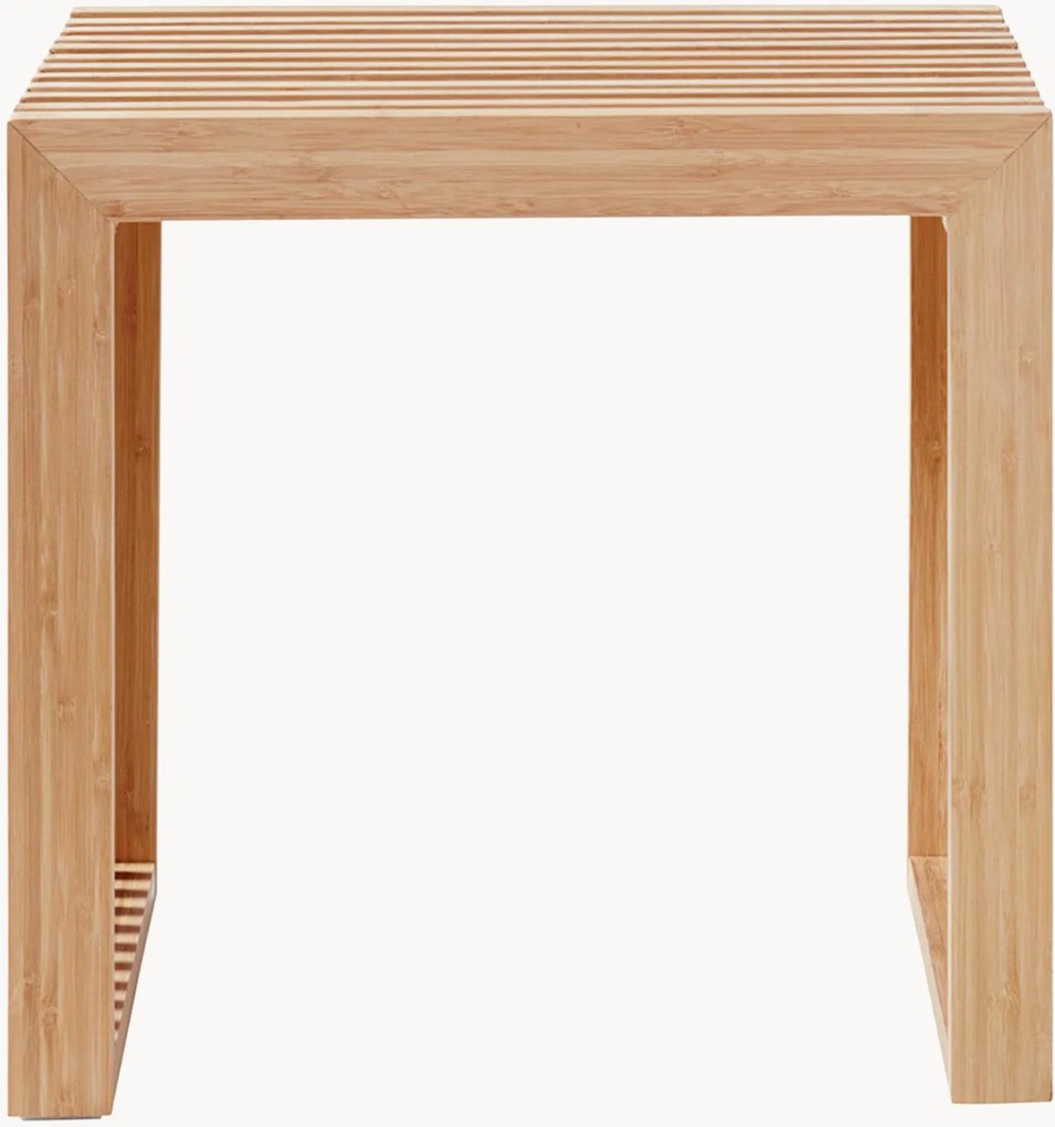 Sgabello in legno di bambù Rib