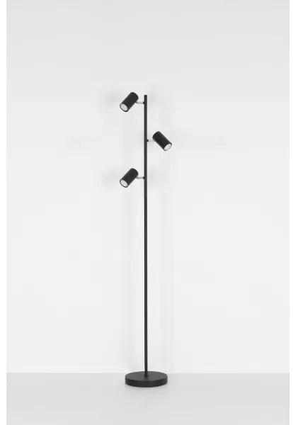 Globo 57910SB - Lampada con piedistallo ROBBY 3xGU10/5W/230V nero