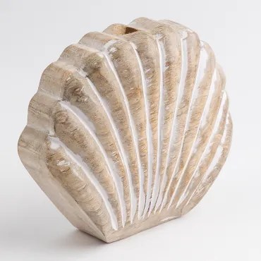 Vaso in legno di mango Mizoram ↑14,5 cm - Sklum