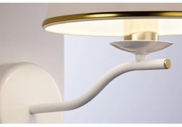 Jupiter 2086 - Lampada da parete SAMBA 1xE27/15W/230V bianco/oro