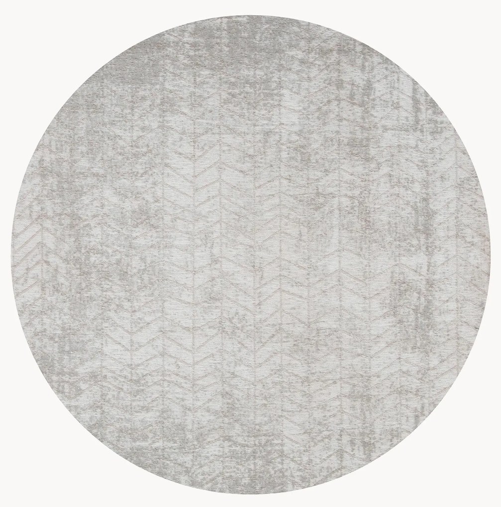 Tappeto rotondo jacquard lavabile da interno-esterno Jacob's Ladder