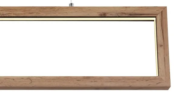 Globo 67287H - Lampada a sospensione con cavo MANDERA LED/24W/230V, marrone