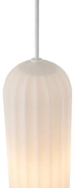 Nordlux - Lampada a sospensione con cavo MIELLA 1xE27/25W/230V bianco
