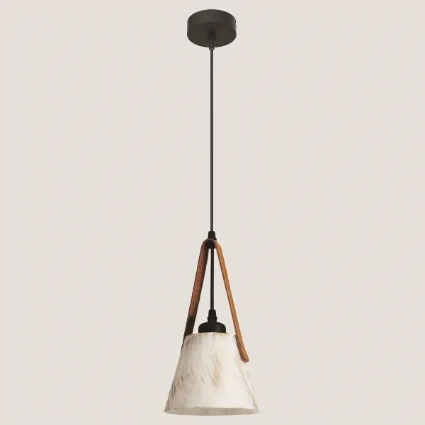 Lampadario a sospensione con filo 1xE27/40W/230V bianco