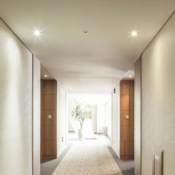 Plafoniera incasso GU10 Ø 9 cm bianco