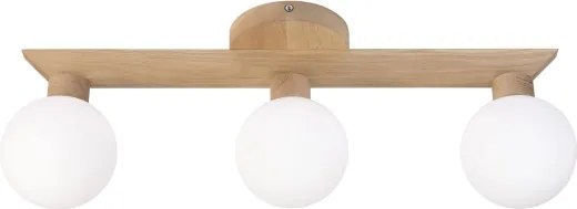 Plafoniera ANTONIO 3xG9/5W/230V rovere/bianco