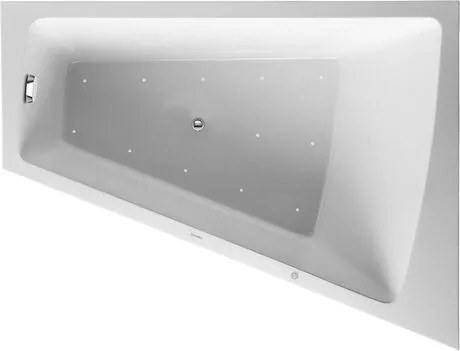 Vasca idromassaggio 170x130 destra ad incasso Air System in acrilico Bianco Paiova 760215000AS0000 Duravit