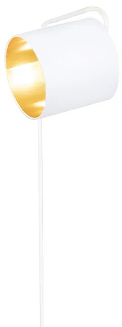 Lampada da terra moderna bianca - Lofty