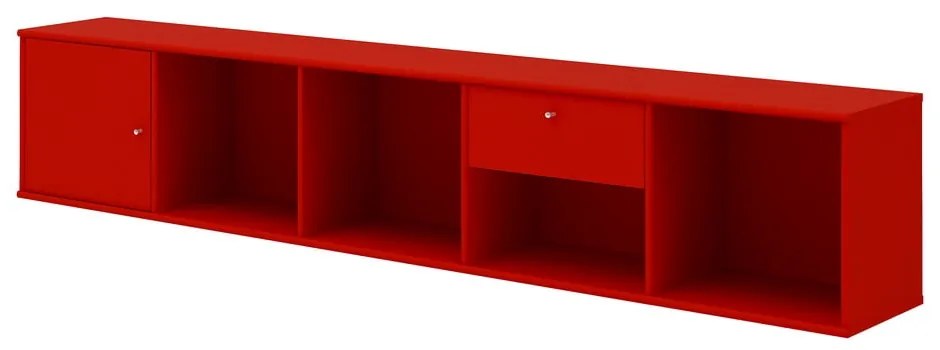 Libreria a parete rossa 108 Mistral - Hammel Furniture