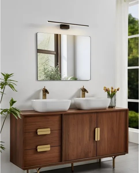 Eglo 901848-LED Illuminazione per specchio da bagno CONETTILLA LED/10W/230V 60 cm IP44 nero