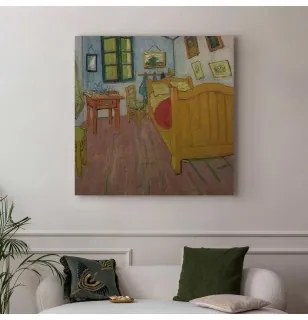 Quadro - The bedroom (Vincent Van Gogh) Standard 80x80