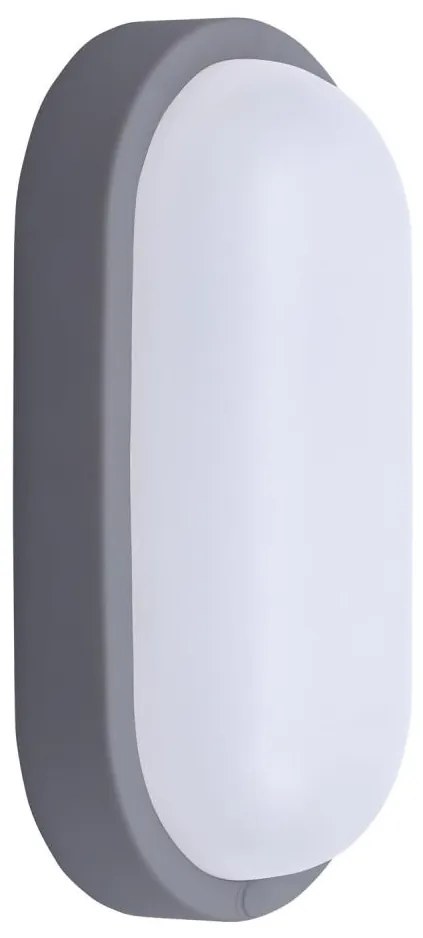 Solight WO744-G- Applique a LED da esterno LED/13W/230V 4000K IP54 grigio ovale