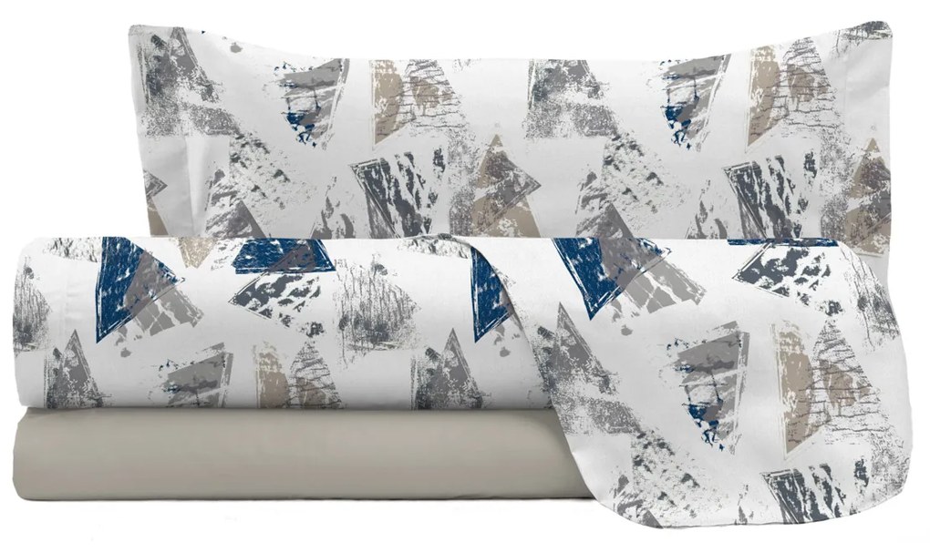 Completo letto 1 piazza e mezza Urban blu Datex