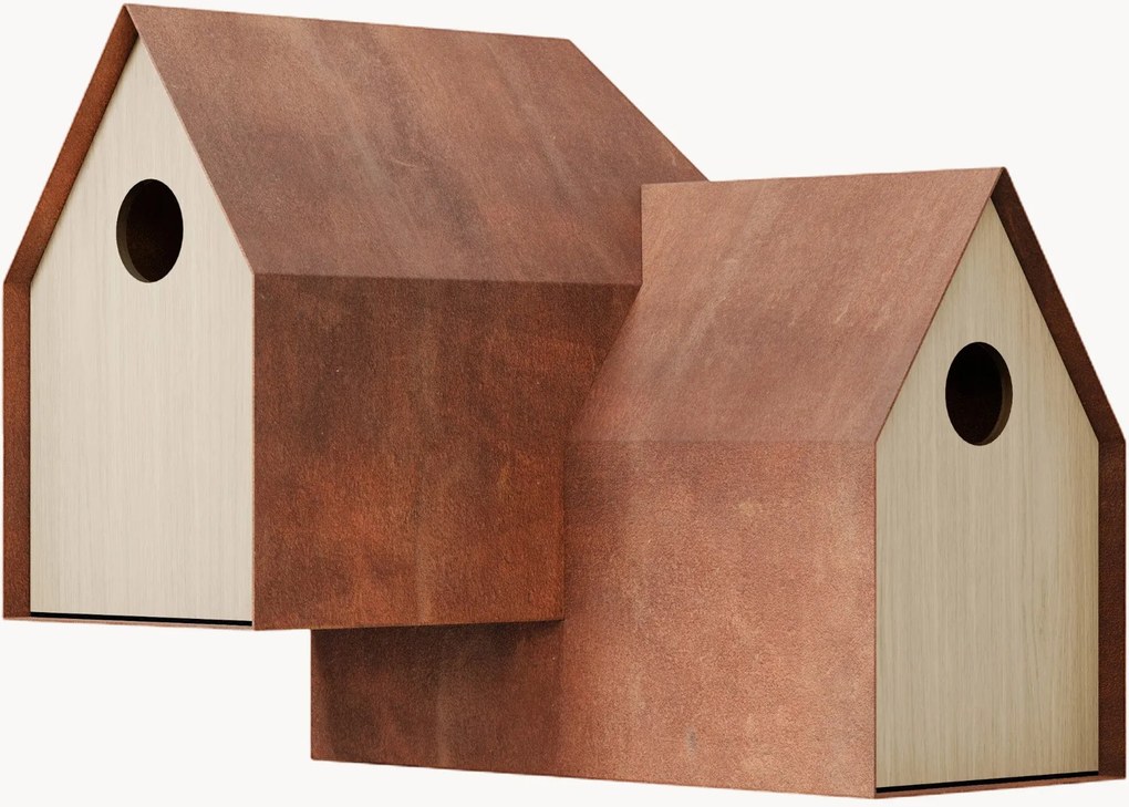Casetta per uccelli in legno di eucalipto Noaste Noaber