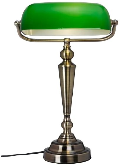 Cottex B1019AGR - Lampada da scrivania THE BANKER 1xE27/60W/230V