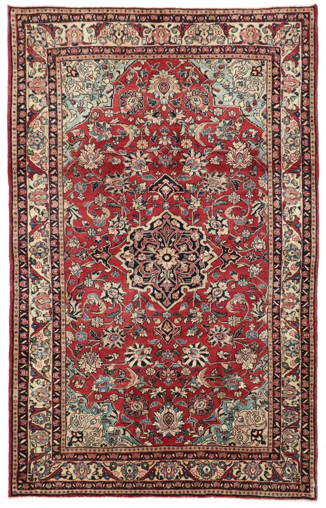 Sarouk Tappeto persiano 210x140 (Iran) Annodato A Mano