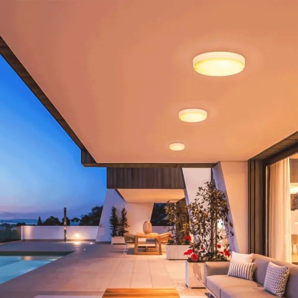 Aigostar - Plafoniera solare LED/3,2V 3000K/4000K/6500K IP65 + TC