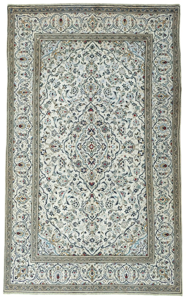 Kashan Tappeto persiano 190 x 310 Beige (Iran) Annodato A Mano