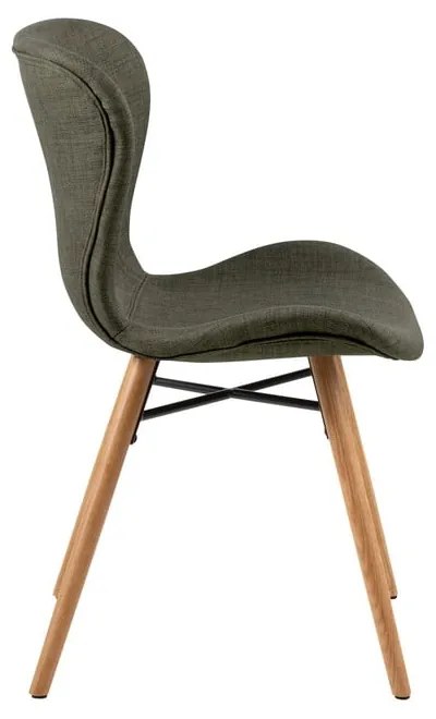 Sedie da pranzo in set verdi in imbottito 2 pz Batilda – Actona