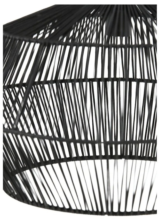 Nero opaco apparecchio da soffitto ø 49 cm Deya - Light &amp; Living