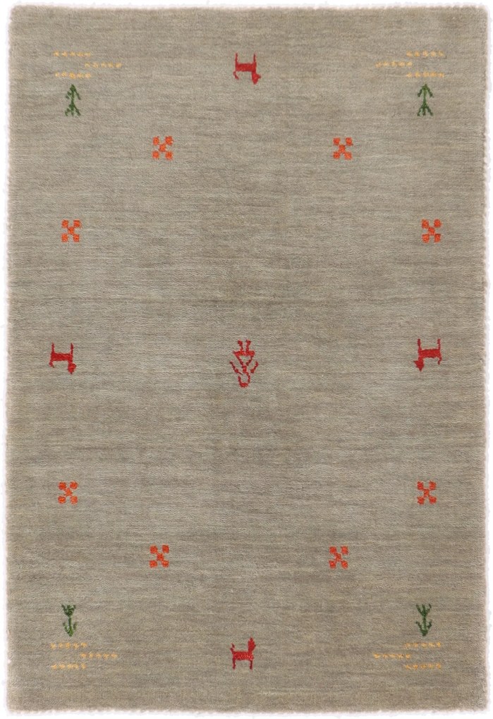 Tappeto orientale 90 x 60 (Indian) Annodato A Mano