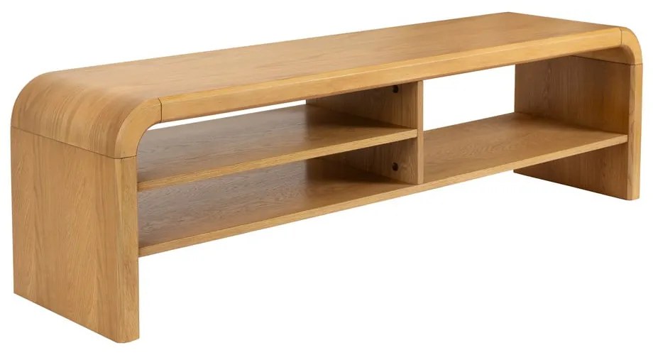 Mobile TV di colore naturale con effetto rovere 160x45x40 cm Brave – Zuiver