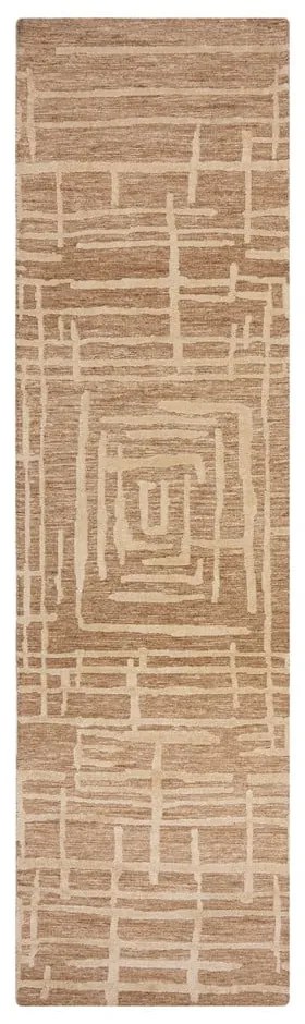 Passatoia beige 80x300 cm Elliot – Flair Rugs