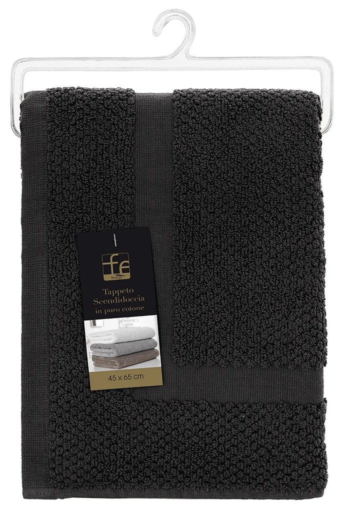 Tappeto Scendidoccia 45x65 Cm Feridras "Gold" Nero