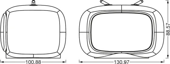 Ledvance - LED RGBW Lampada da notte per bambini a sfioramento TOUCH LED/2,5W/5V