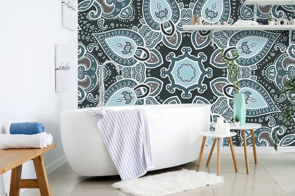 Carta da parati – Mandala con motivo indiano