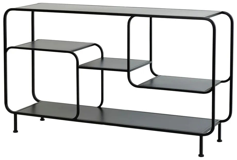 Libreria in metallo nero 141x81,5 cm Winston - Light &amp; Living