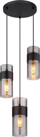 Globo 15718-3 - Lampadario a sospensione con filo SCARFINA 3xE27/60W/230V