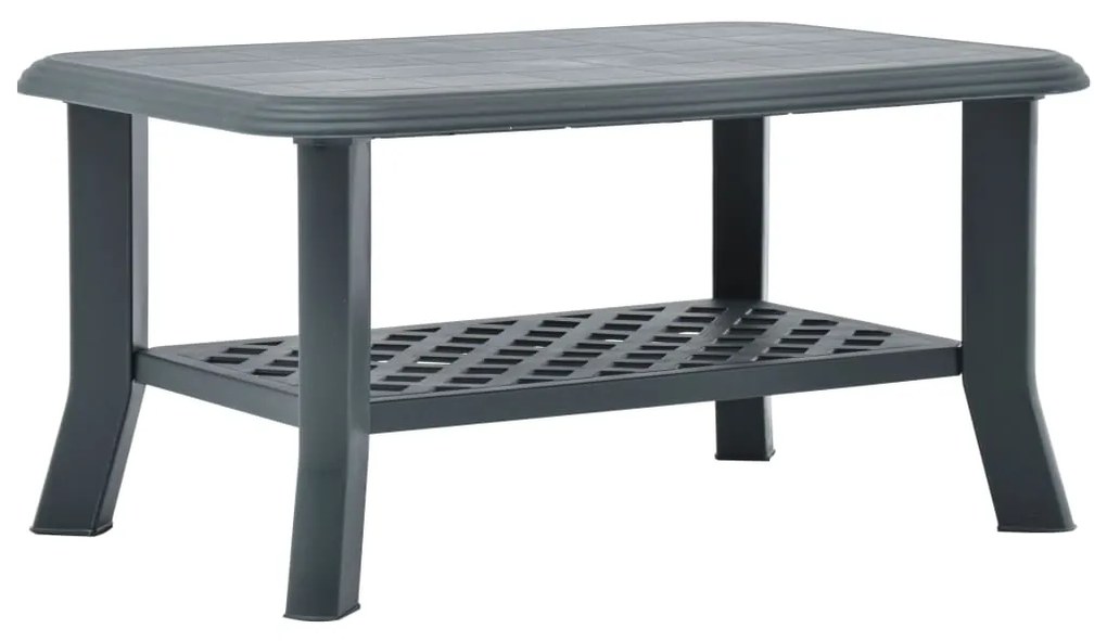 Tavolino Da Salotto Verde 90x60x46 Cm İn Plastica /