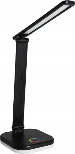 Lampada da tavolo dimmerabile LED RGBW con ricarica wireless LED/7W/5V USB nera